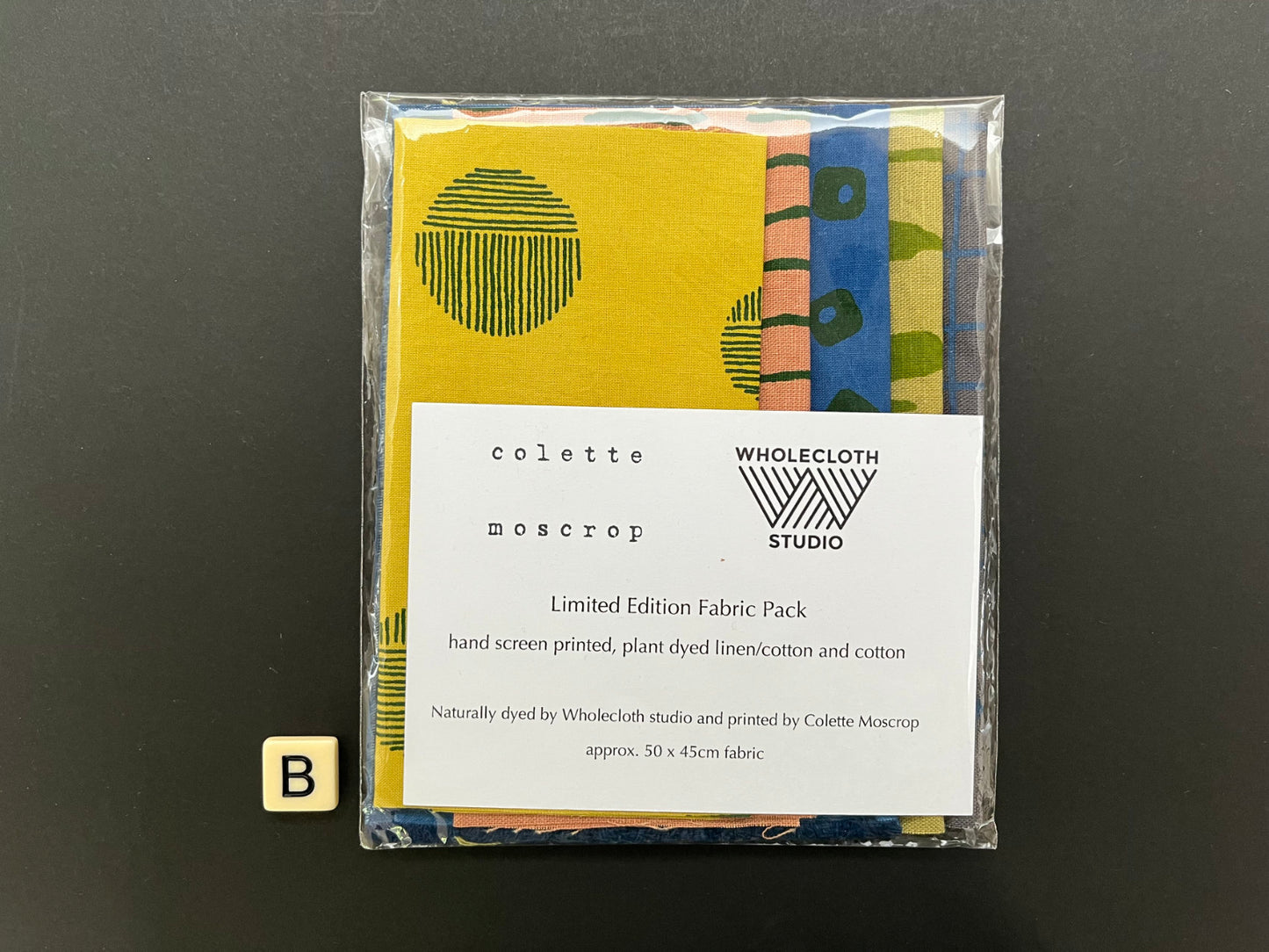 Limited Edition Fabric Packs - naturally dyed