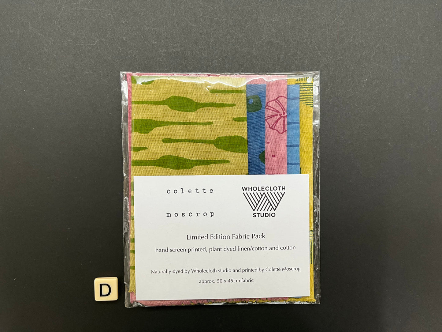 Limited Edition Fabric Packs - naturally dyed