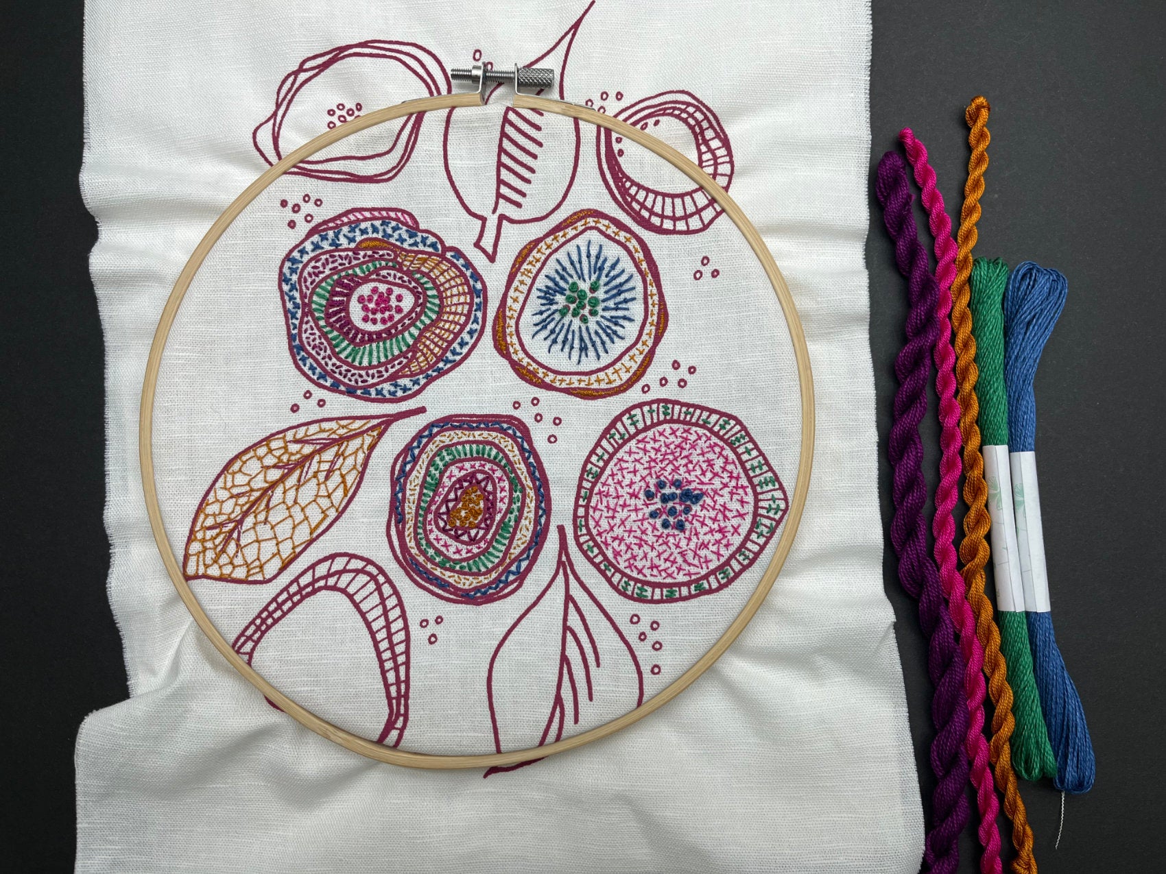 Freestyle Embroidery Pack - Flower Print – Colette Moscrop