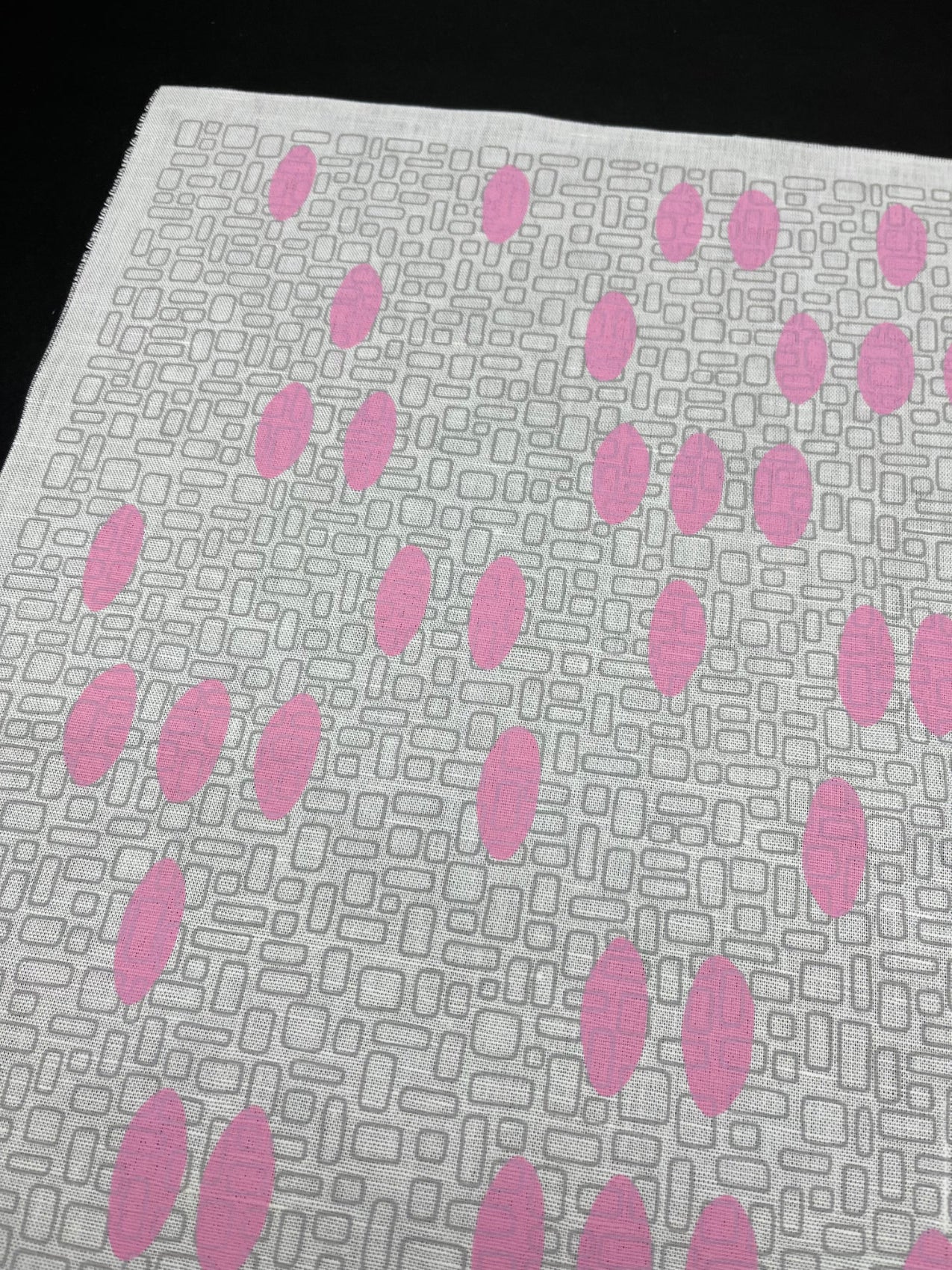 Limited Edition Double Print, cloud mesh and blossom pebble