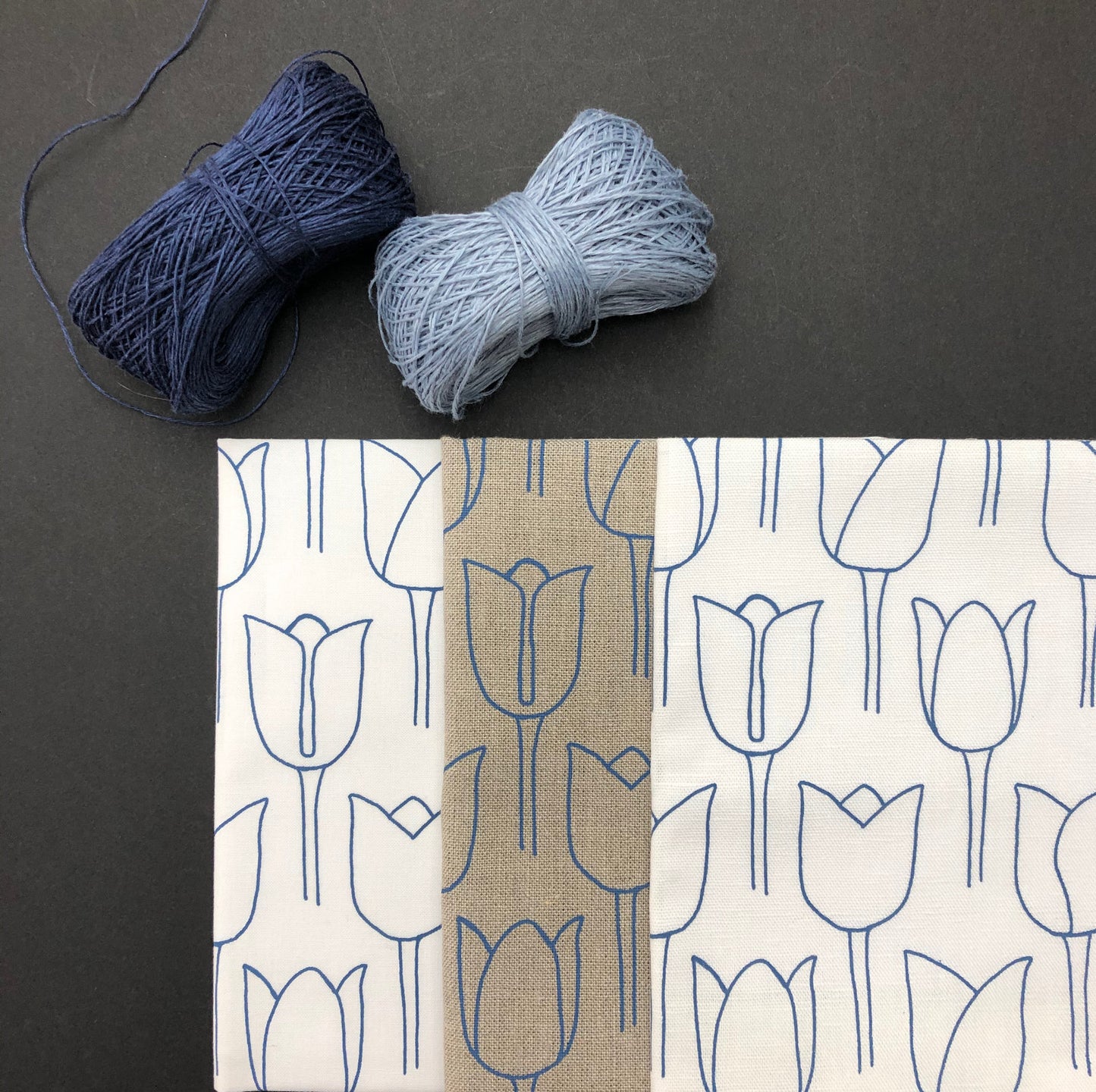 Denim Tulips