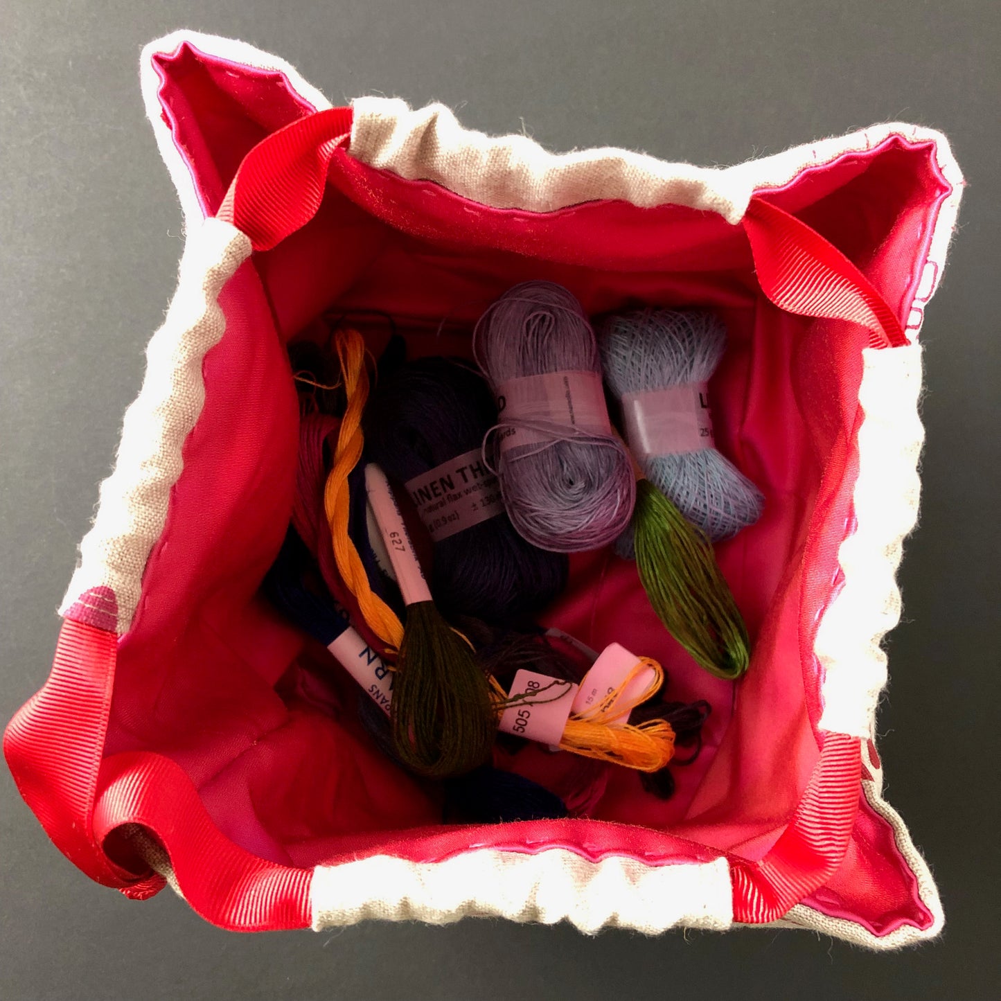 Japanese Rice Pouch Lining and Cord