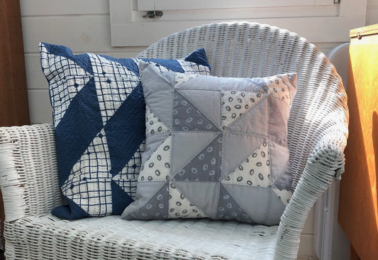Half Square Triangle Cushion Tutorial