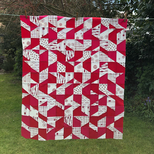 Shattered Cubism Quilt Tutorial