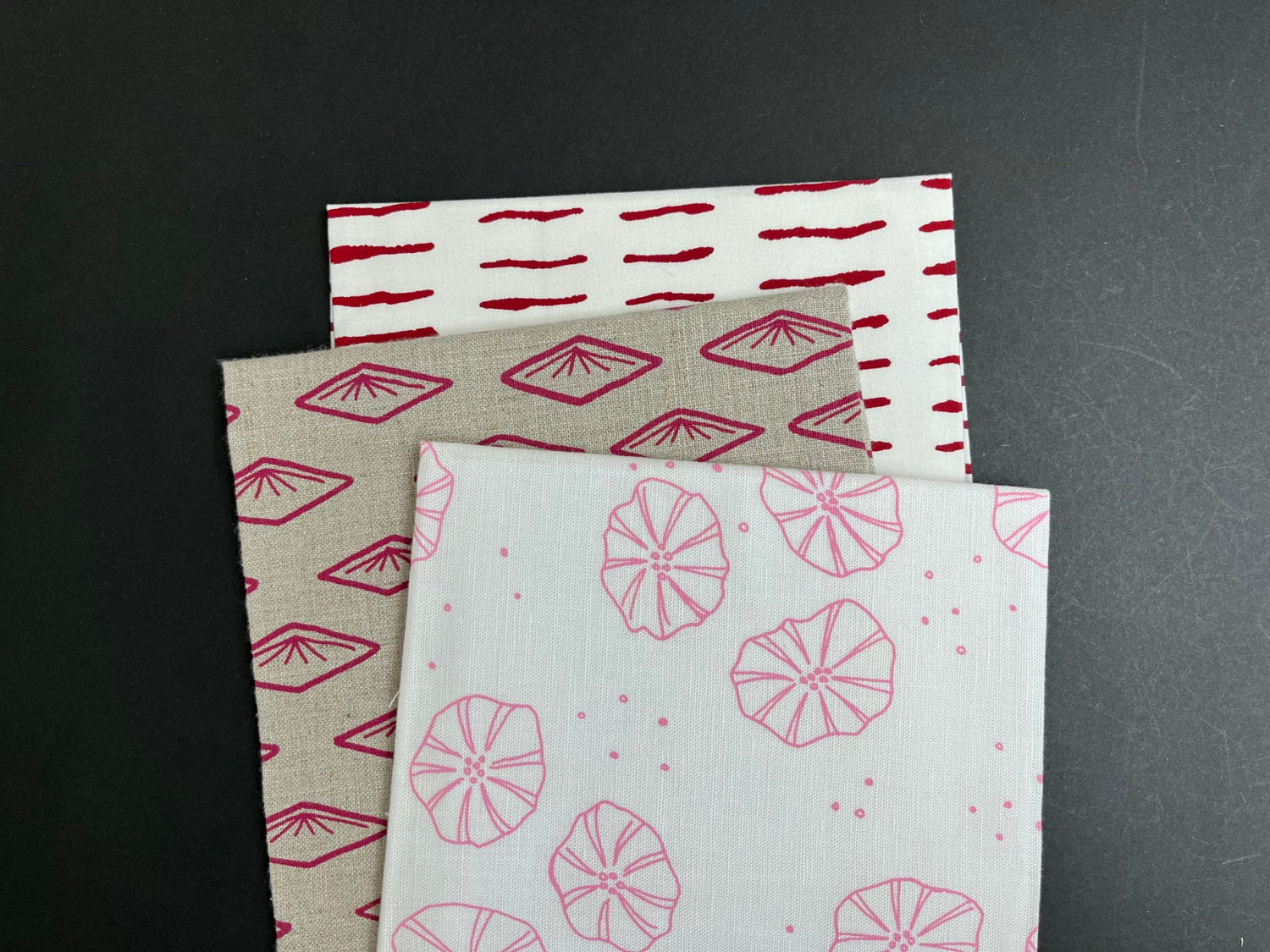 pinks and red