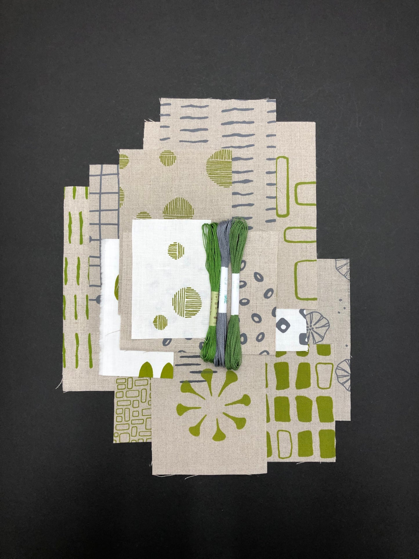Slow Stitching Linen Cushion Kit