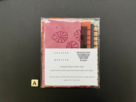 Limited Edition Fabric Packs - naturally dyed