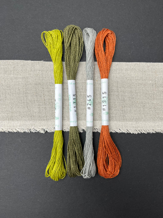 linen thread, 4 skeins, SF4a2