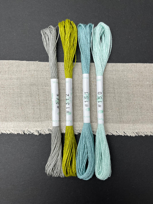 linen thread, 4 skeins, SF4a3
