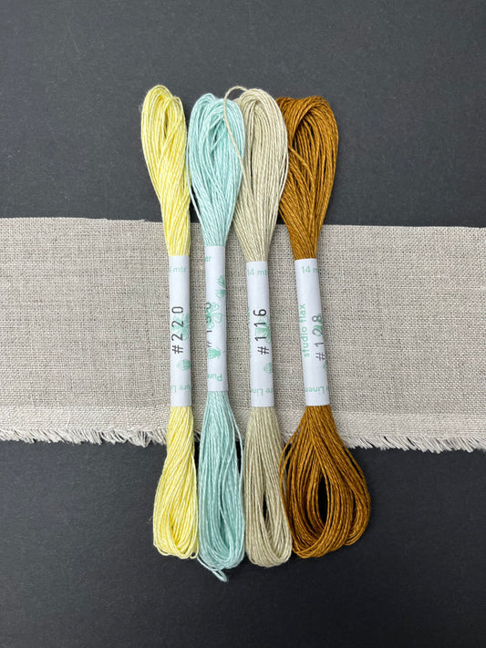 linen thread, 4 skeins, SF4a4