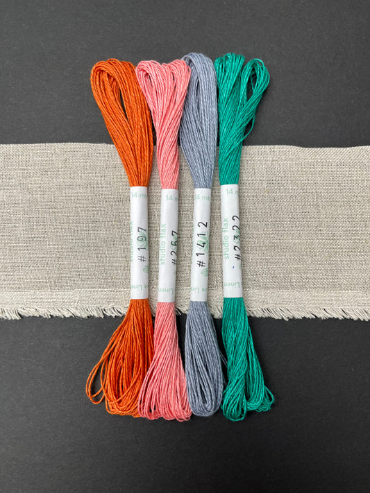 linen thread, 4 skeins, SF4a6