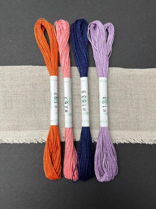 linen thread, 4 skeins, SF4a7