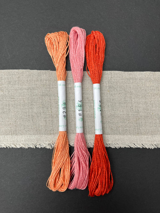 linen thread, 3 skeins, SFm3B8