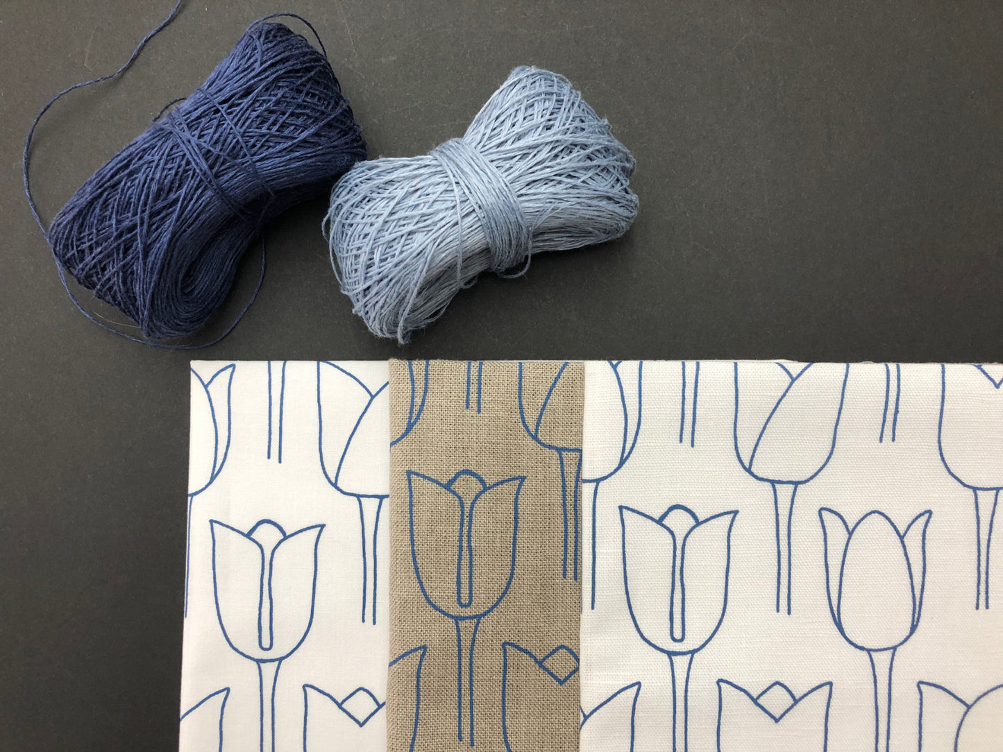 Denim Tulips