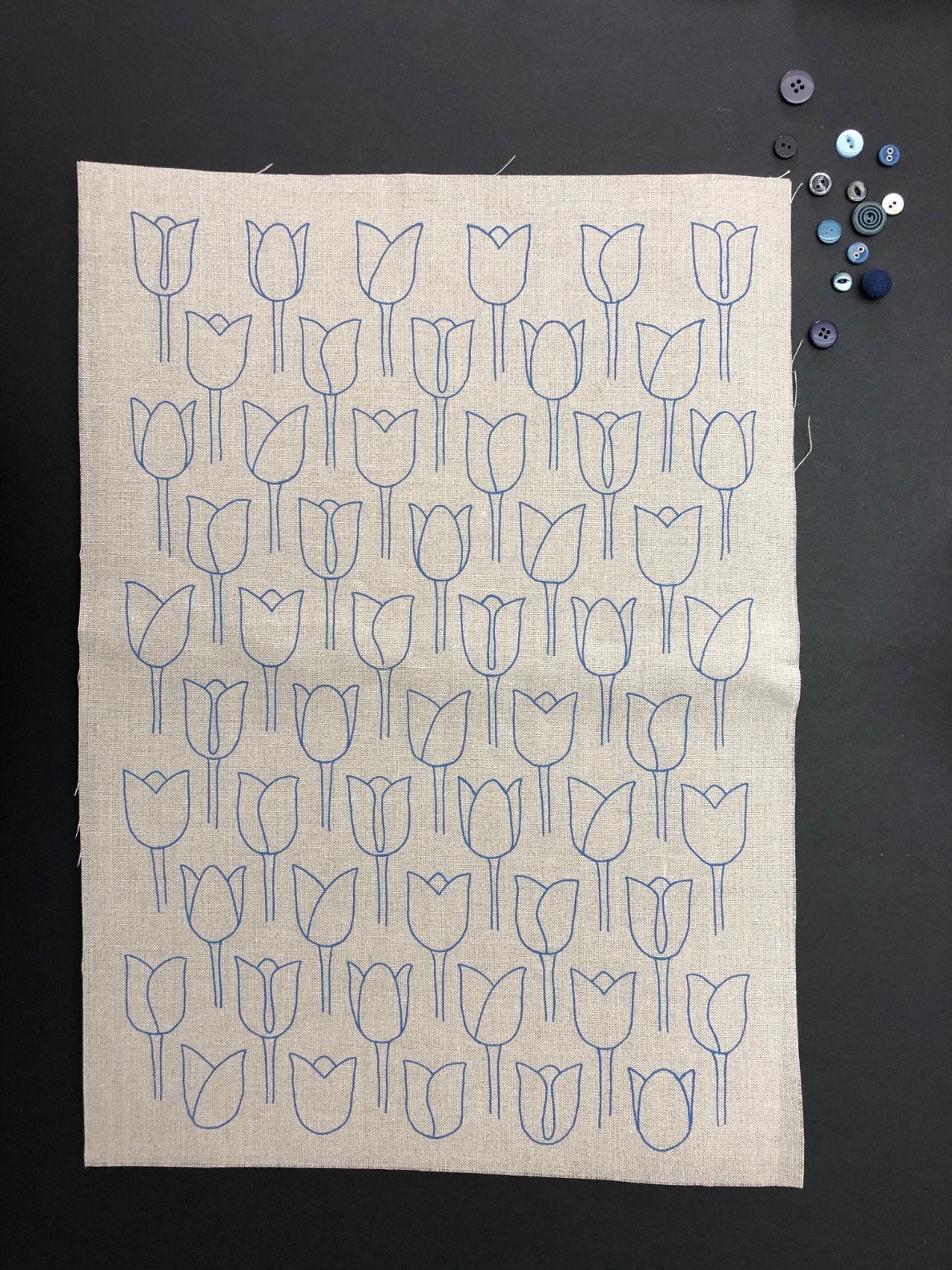 Denim Tulips